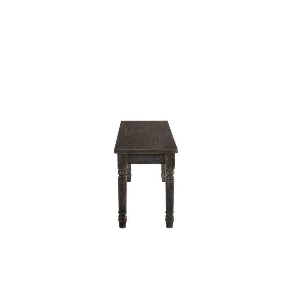 ACME Claudia II - Bench - Weathered Gray | Meri Furniture