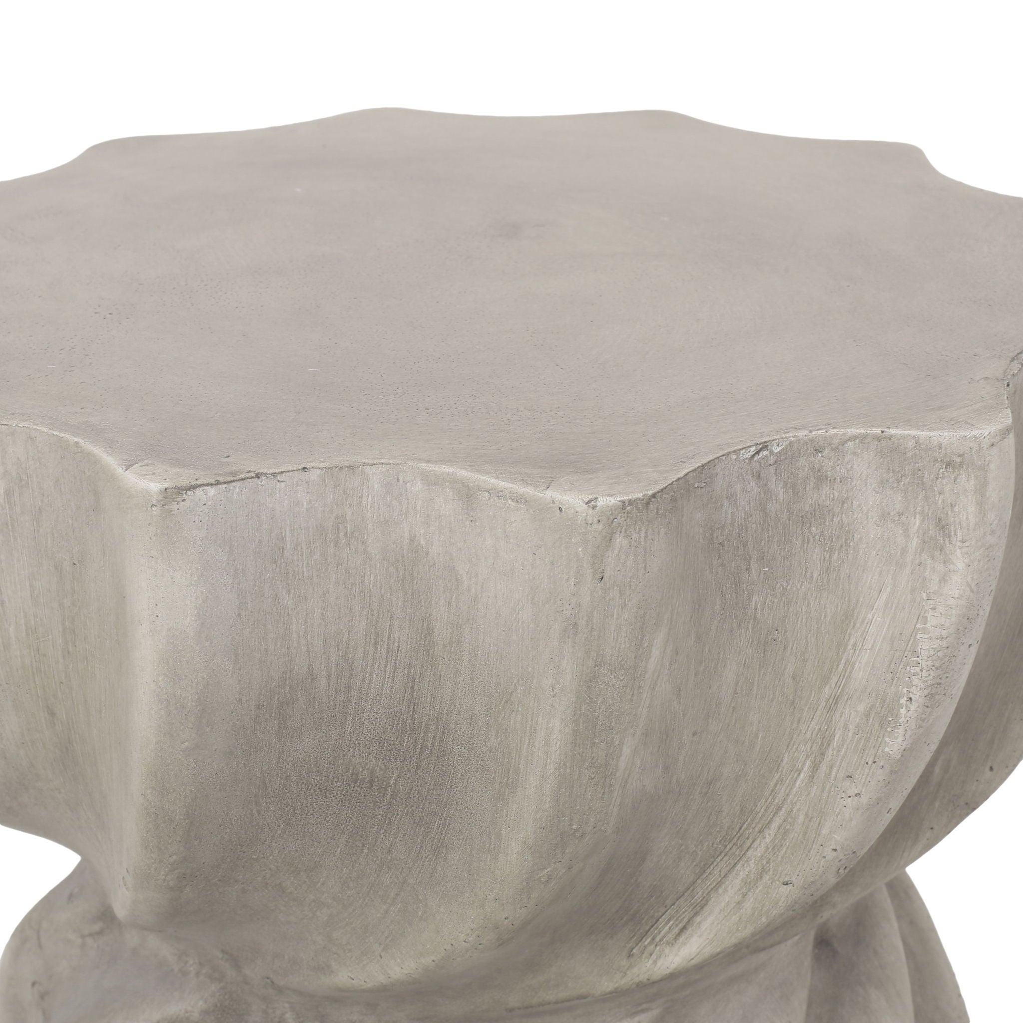 Modern Canis Side Table Outdoor Use - Gray