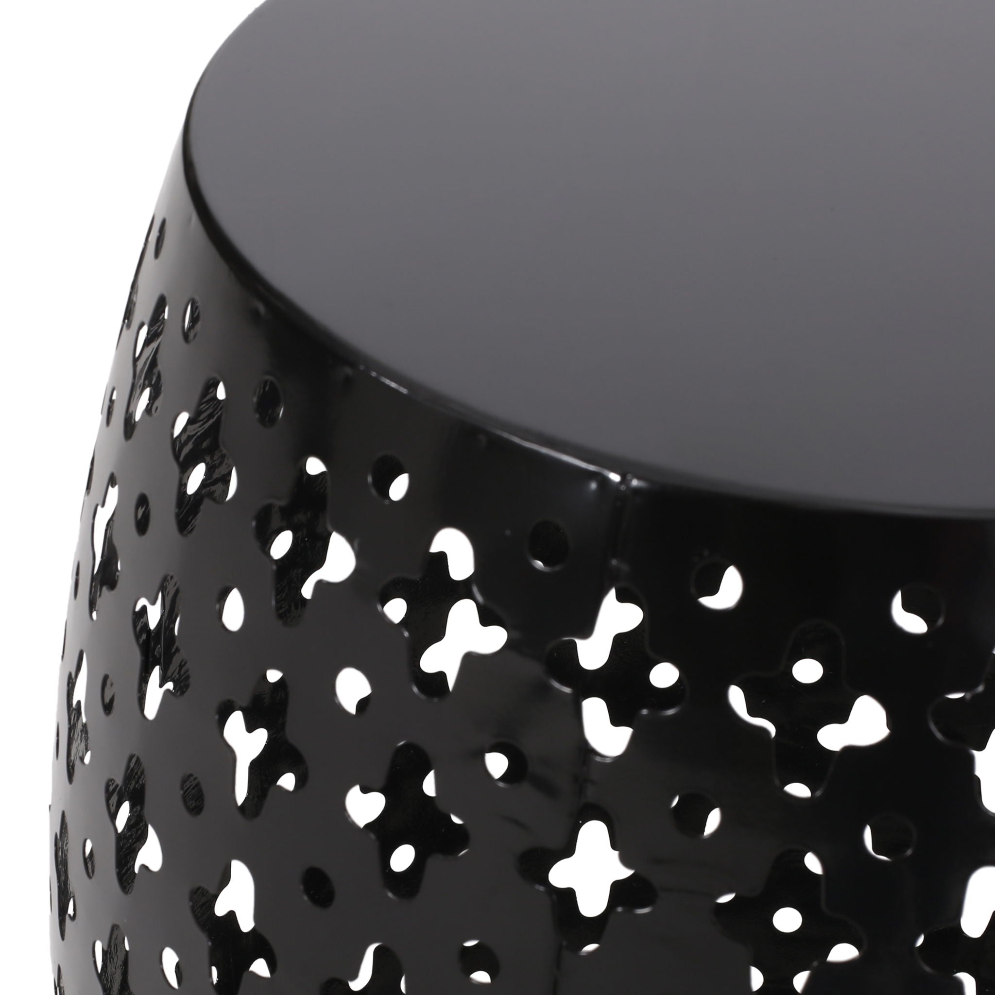 Modern Design, Metal End Table, Large