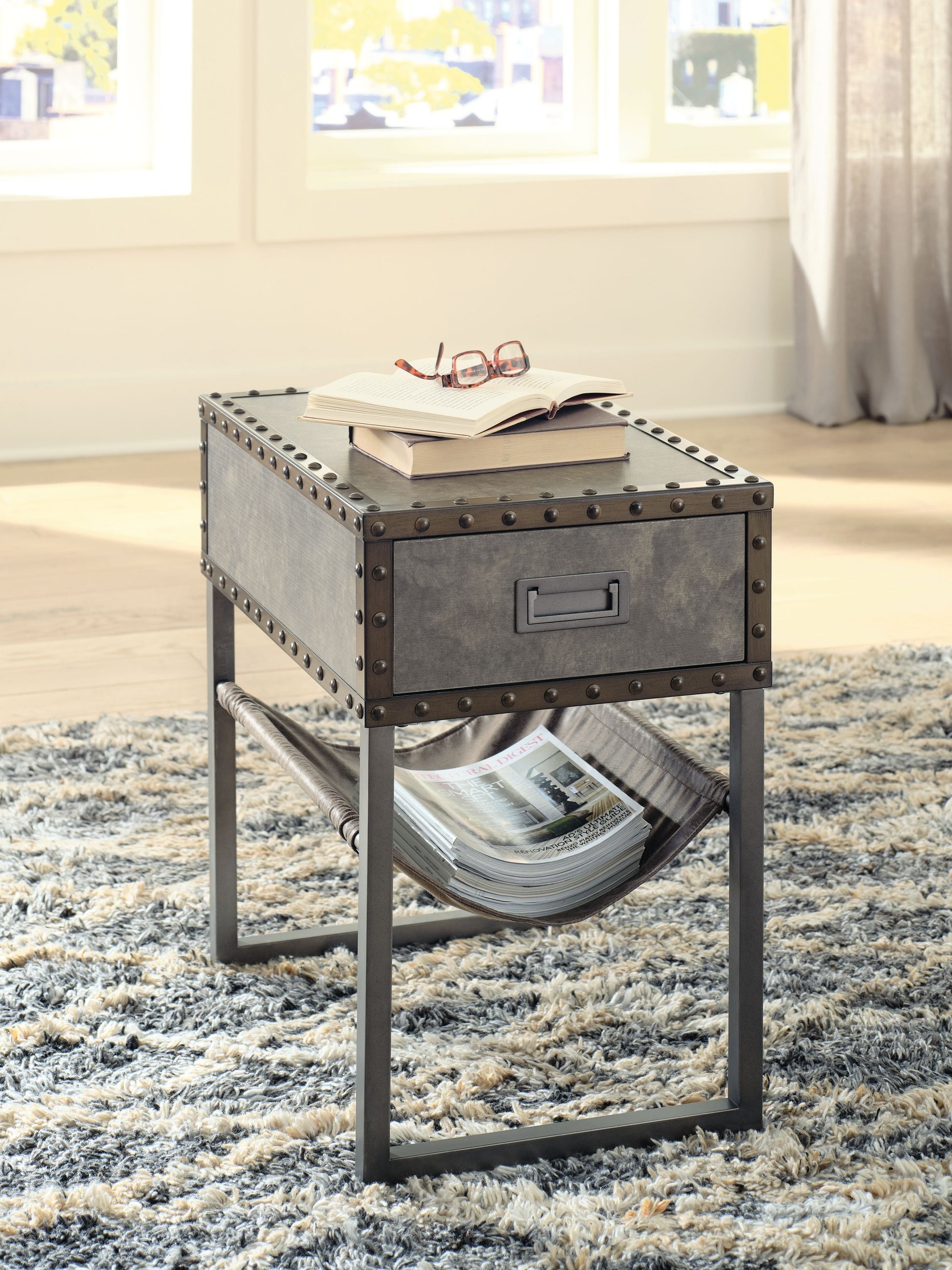 Signature Design by Ashley® Derrylin - Brown - Chair Side End Table | Meri Furniture