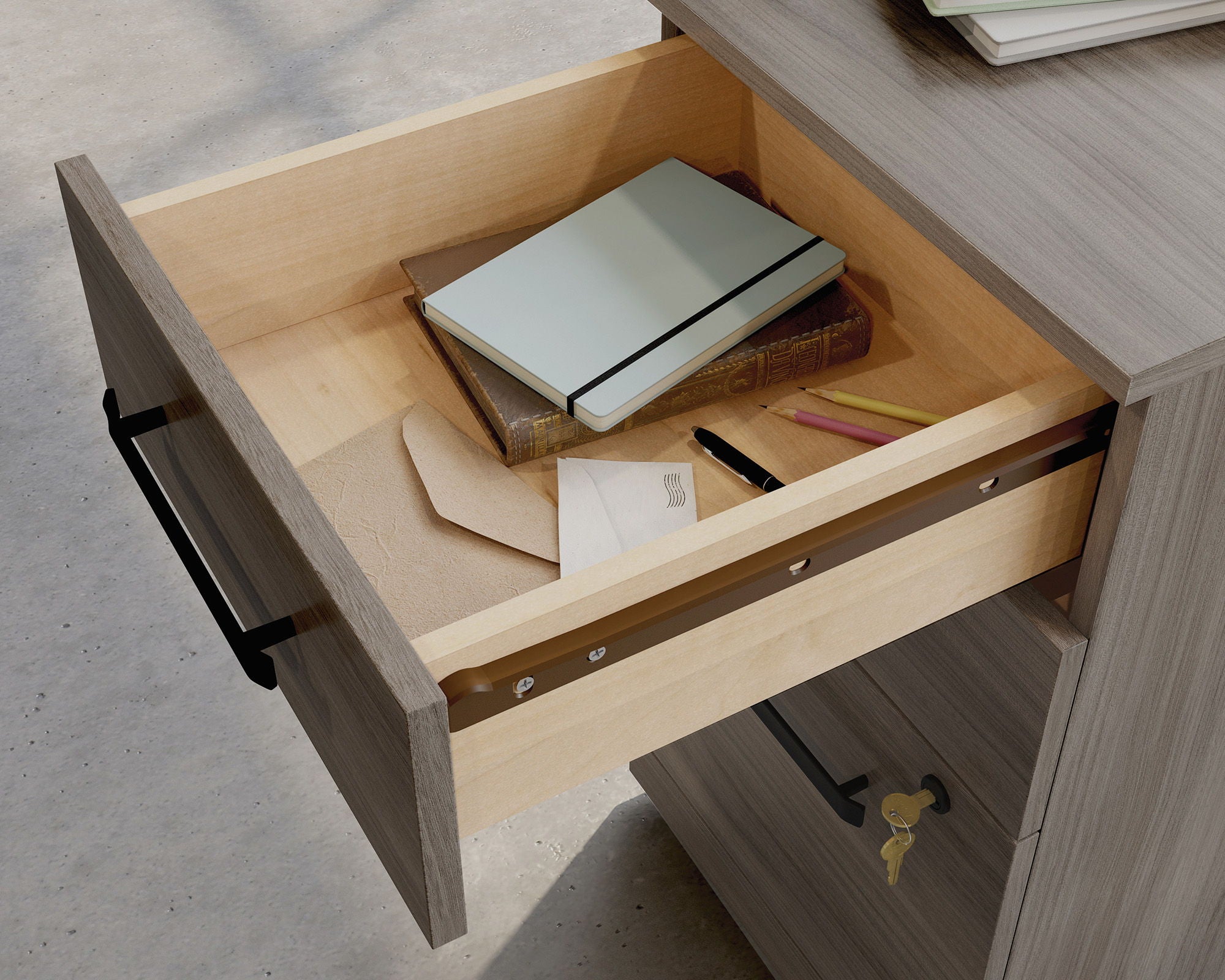 Commercial 3-Drawer Pedestal File Cabinet