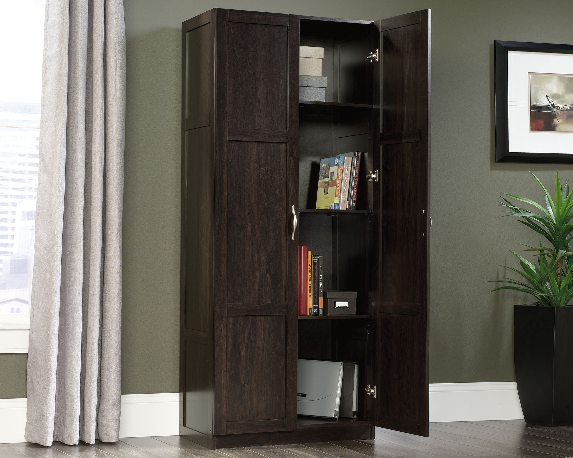 Storage Cabinet Cinnamon Cherry
