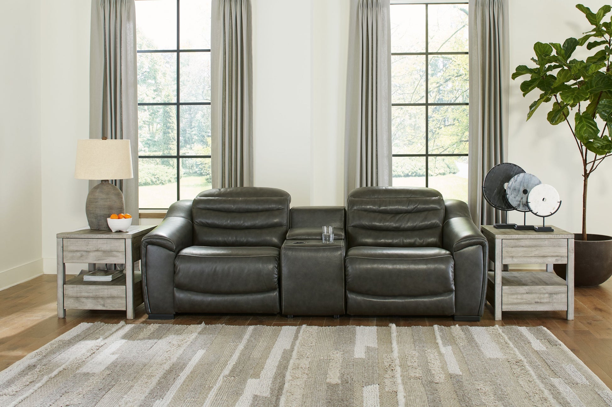 Signature Design by Ashley® Center Line - Power Recliner Sectional | Meri Furniture