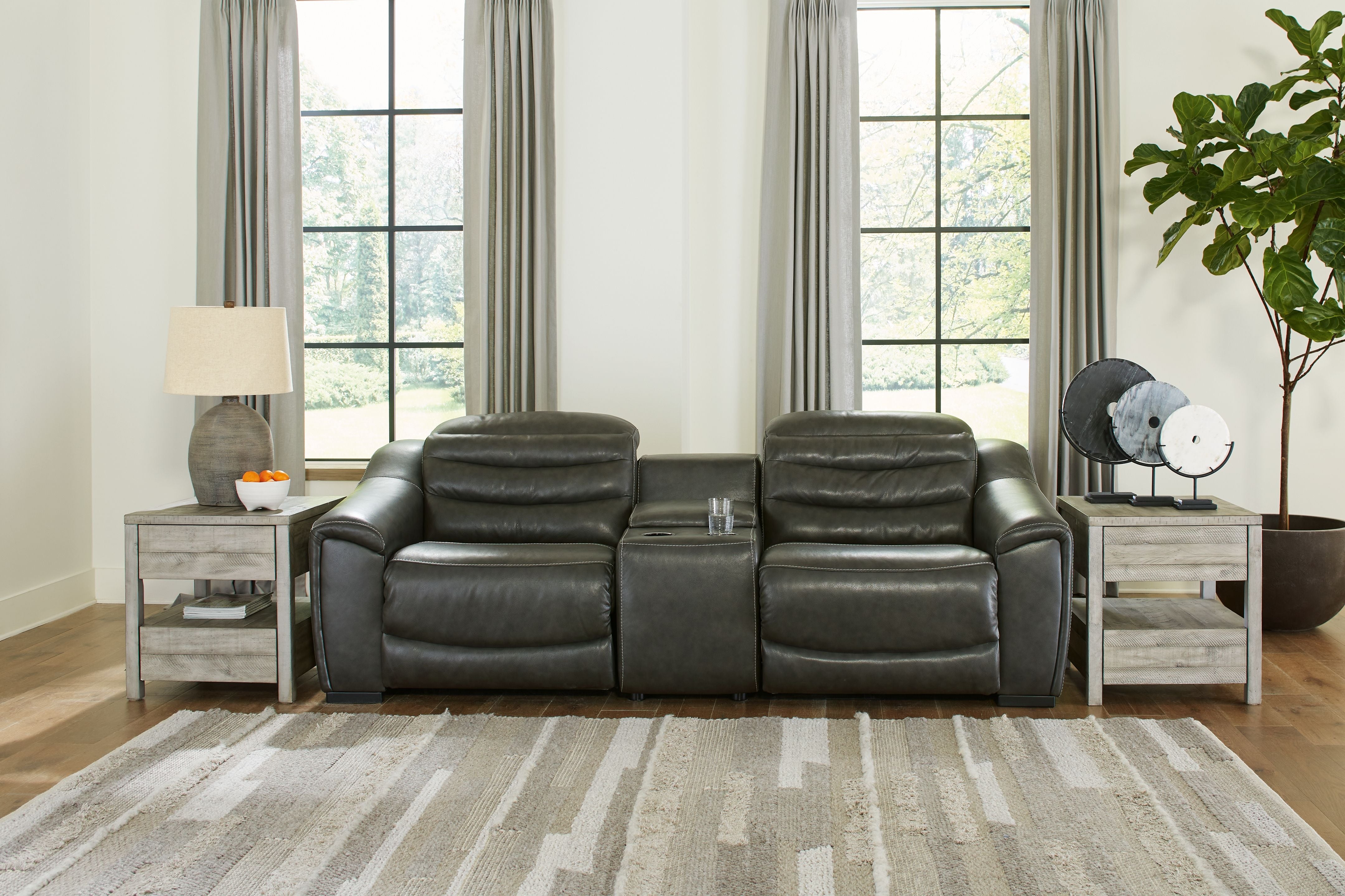 Signature Design by Ashley® Center Line - Power Recliner Sectional | Meri Furniture