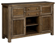 Ashley Furniture Moriville - Grayish Brown - Dining Room Server | Meri Furniture
