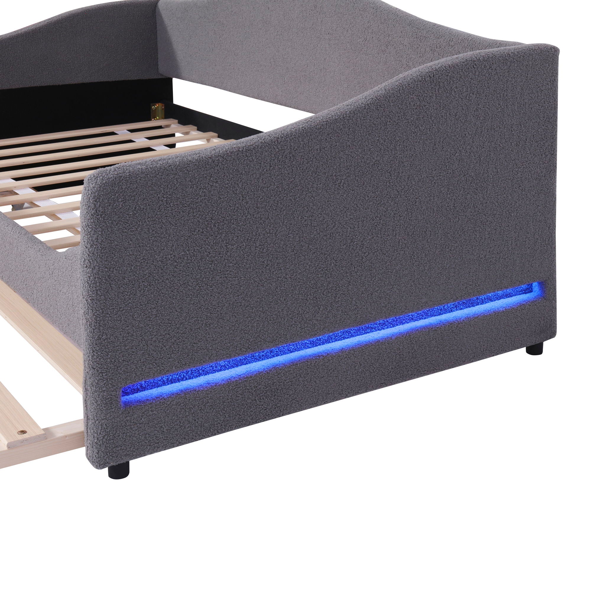 Design Upholstered Daybed With Light And Trundle