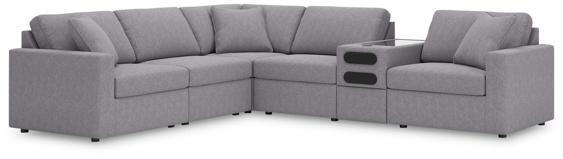 Signature Design by Ashley® Modmax - Granite - Sectional | Meri Furniture