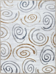 Nova - 7'10" X 9'10" Area Rug - Multi / White