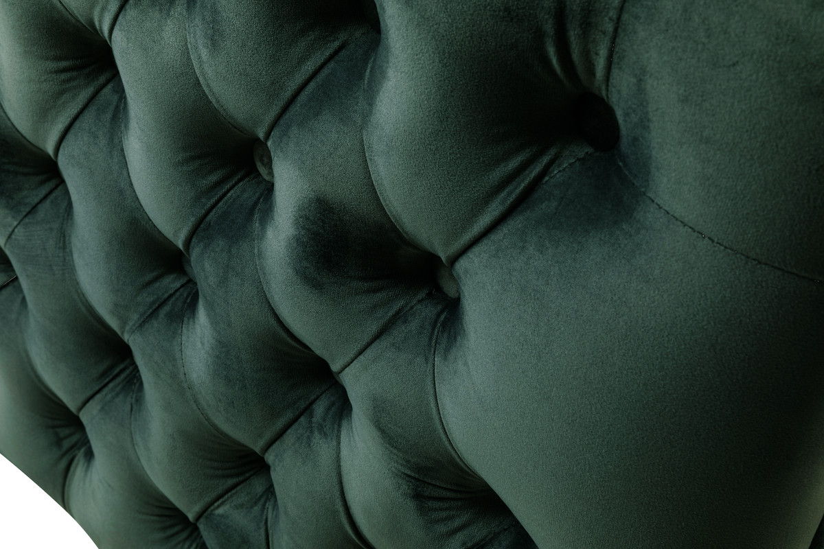 Bayberry Green Velvet Sofa Loveseat Chair Living Room Set