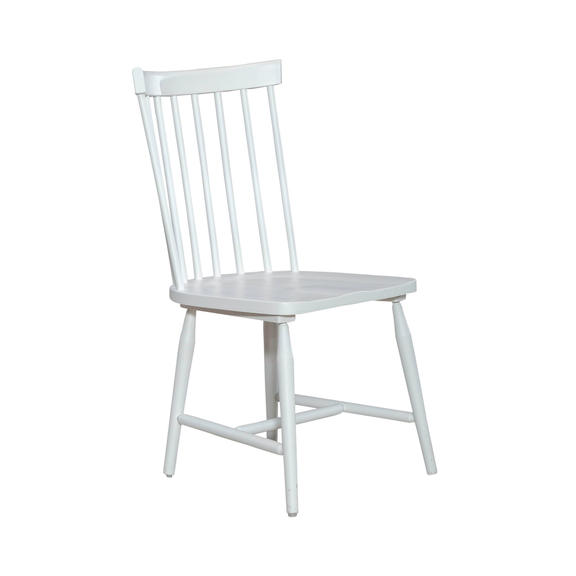 Liberty Furniture Palmetto Heights - Spindle Back Side Chair (RTA) - White | Meri Furniture