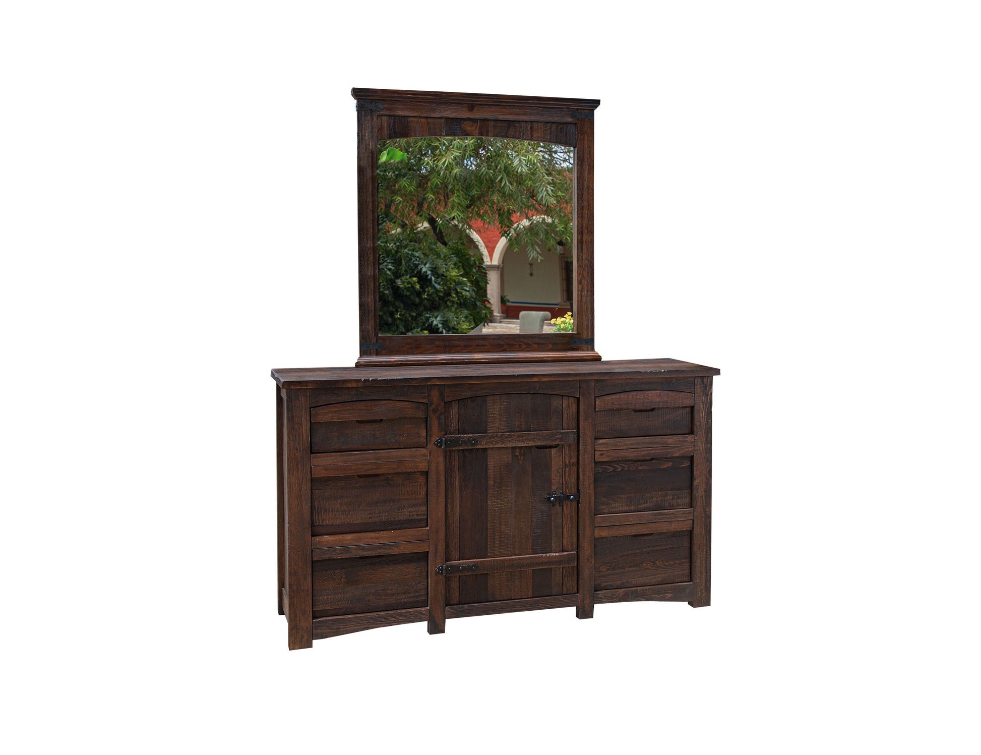 International Furniture Direct Mezcal - Dresser - Deep Brown | Meri Furniture