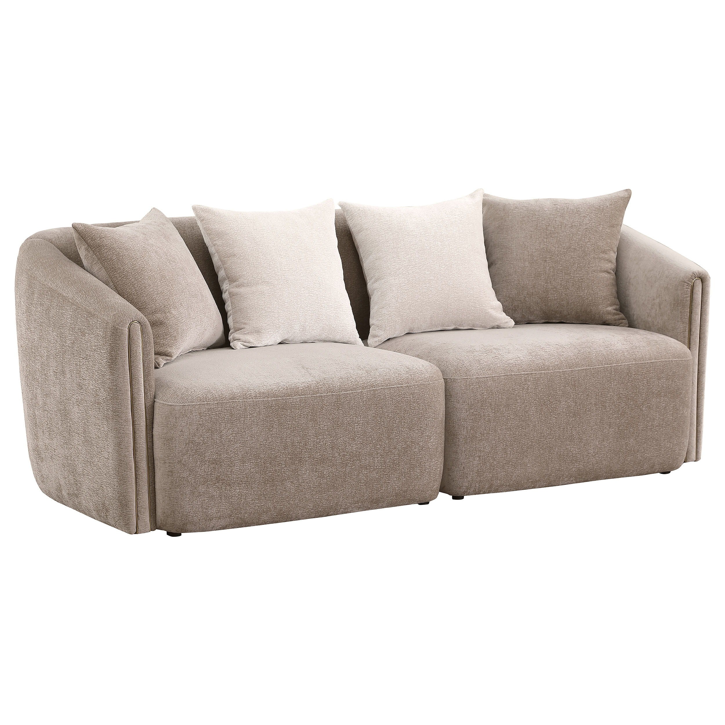 Coaster Fine Furniture Townsend - Chenille Upholstered Sofa Set | Meri Furniture