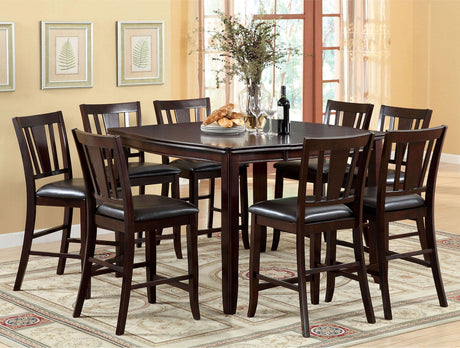 Furniture of America Edgewood - Counter Height Chair (Set of 2) - Espresso | Meri Furniture