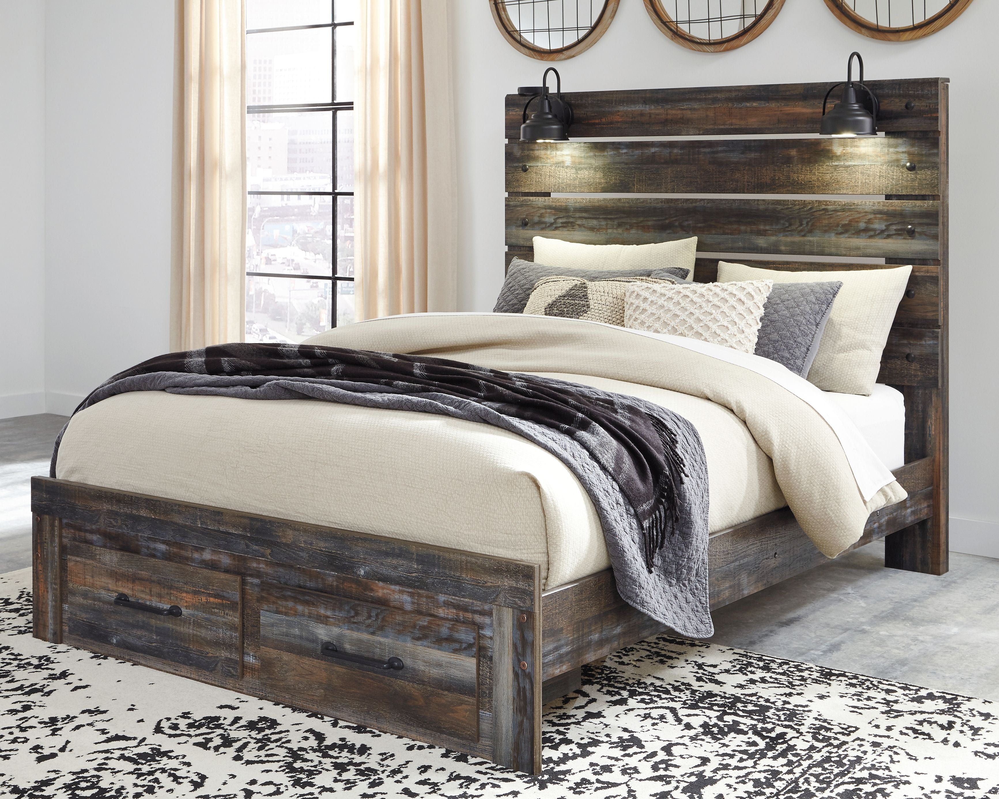 Signature Design by Ashley® Drystan - Panel Bed | Meri Furniture