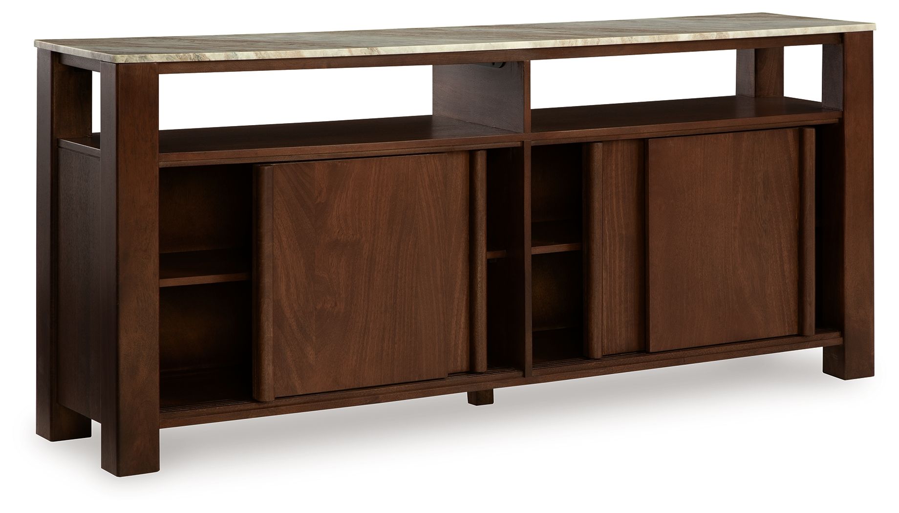 Signature Design by Ashley® Tobinville - Dark Brown - Accent Cabinet | Meri Furniture