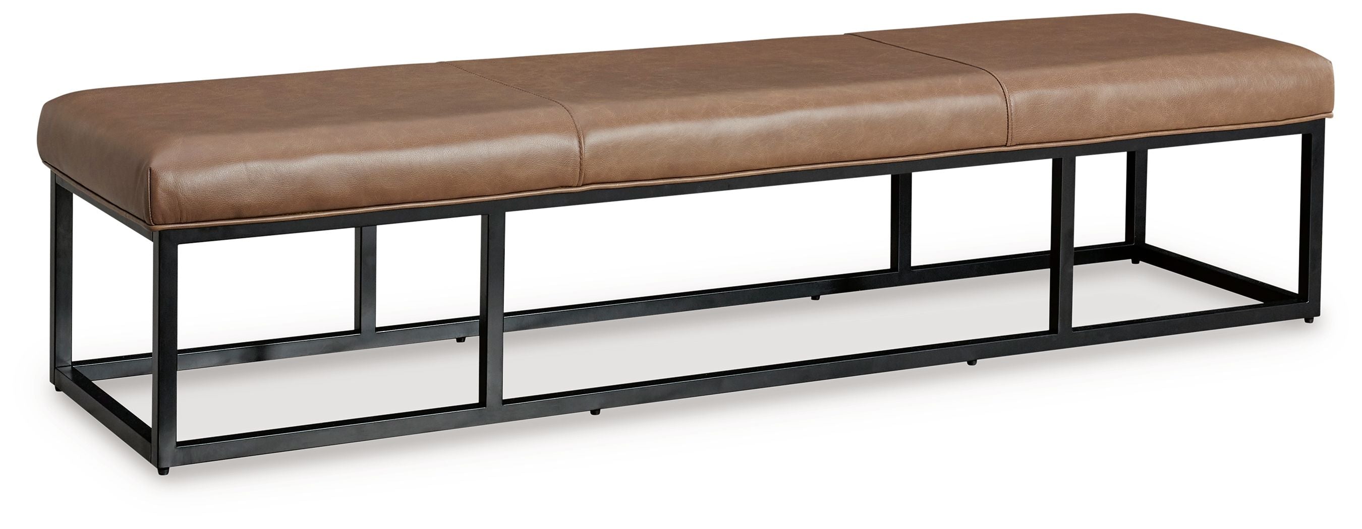 Signature Design by Ashley® Joston - Caramel - Accent Bench | Meri Furniture