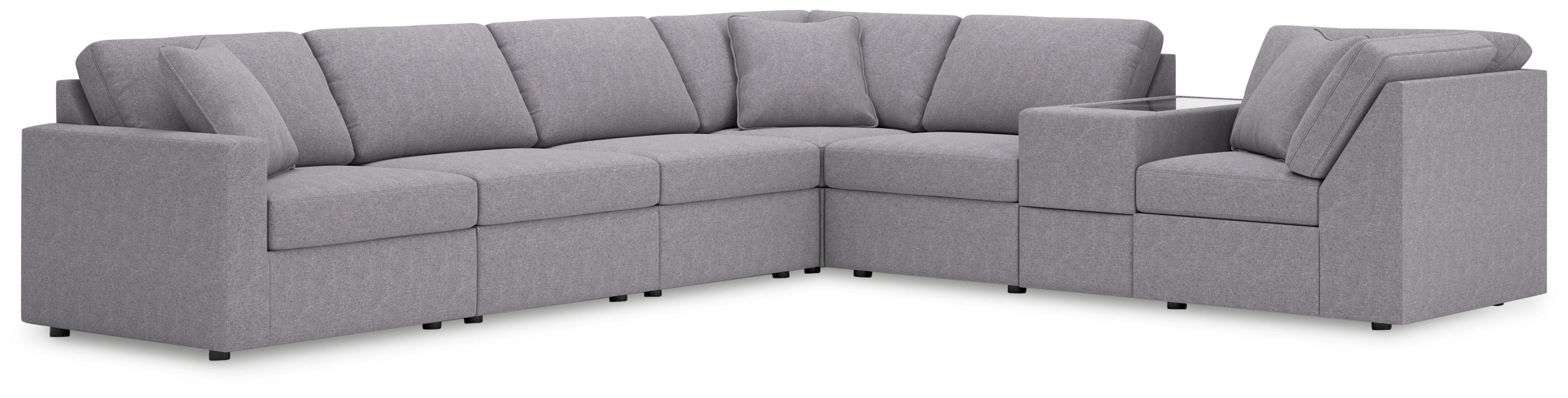 Signature Design by Ashley® Modmax - Granite - Sectional | Meri Furniture