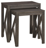Ashley Furniture Emerdale - Gray - Accent Table Set (Set of 2) | Meri Furniture