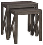 Ashley Furniture Emerdale - Gray - Accent Table Set (Set of 2) | Meri Furniture