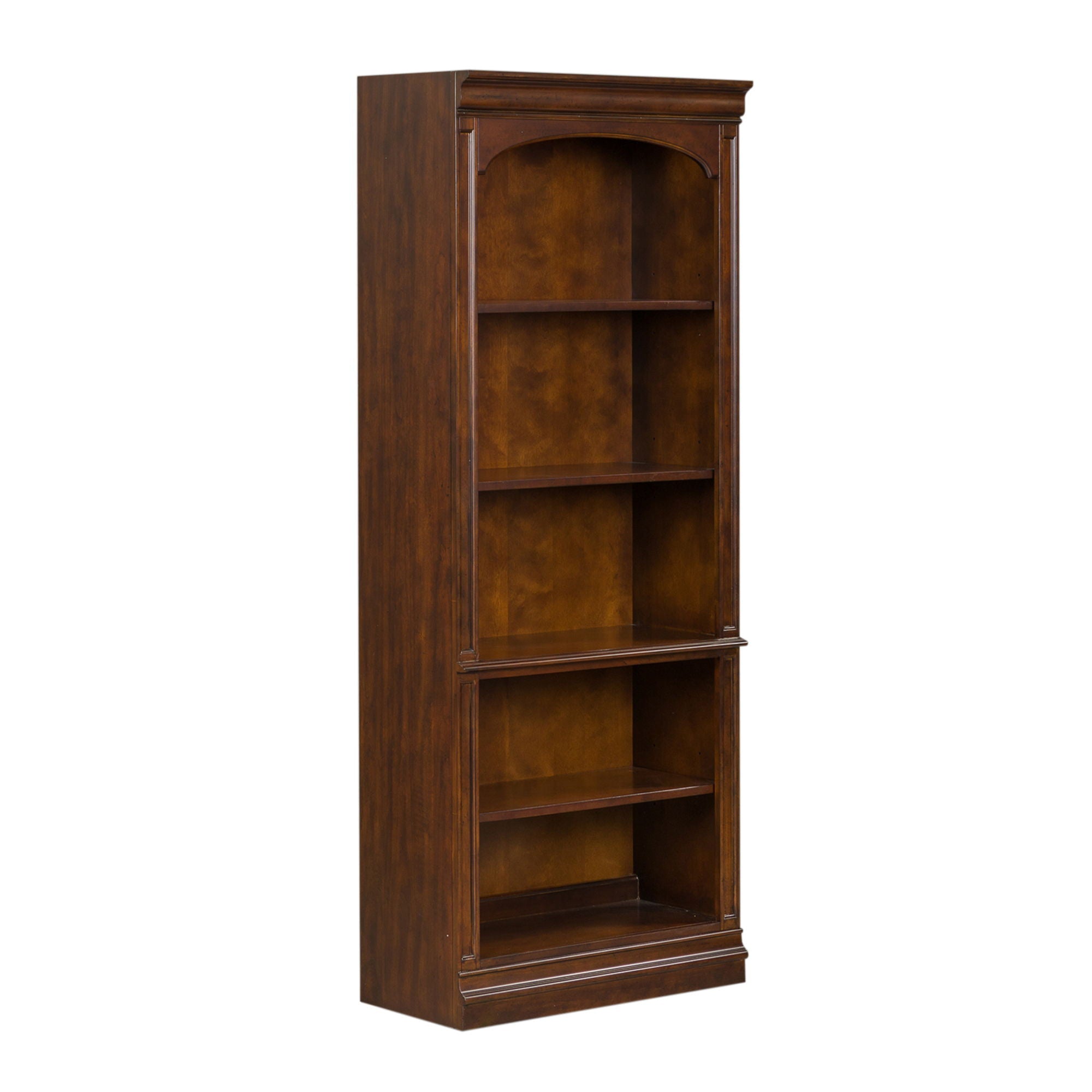 Liberty Furniture Brayton Manor - Jr Executive Open Bookcase - Dark Brown | Meri Furniture