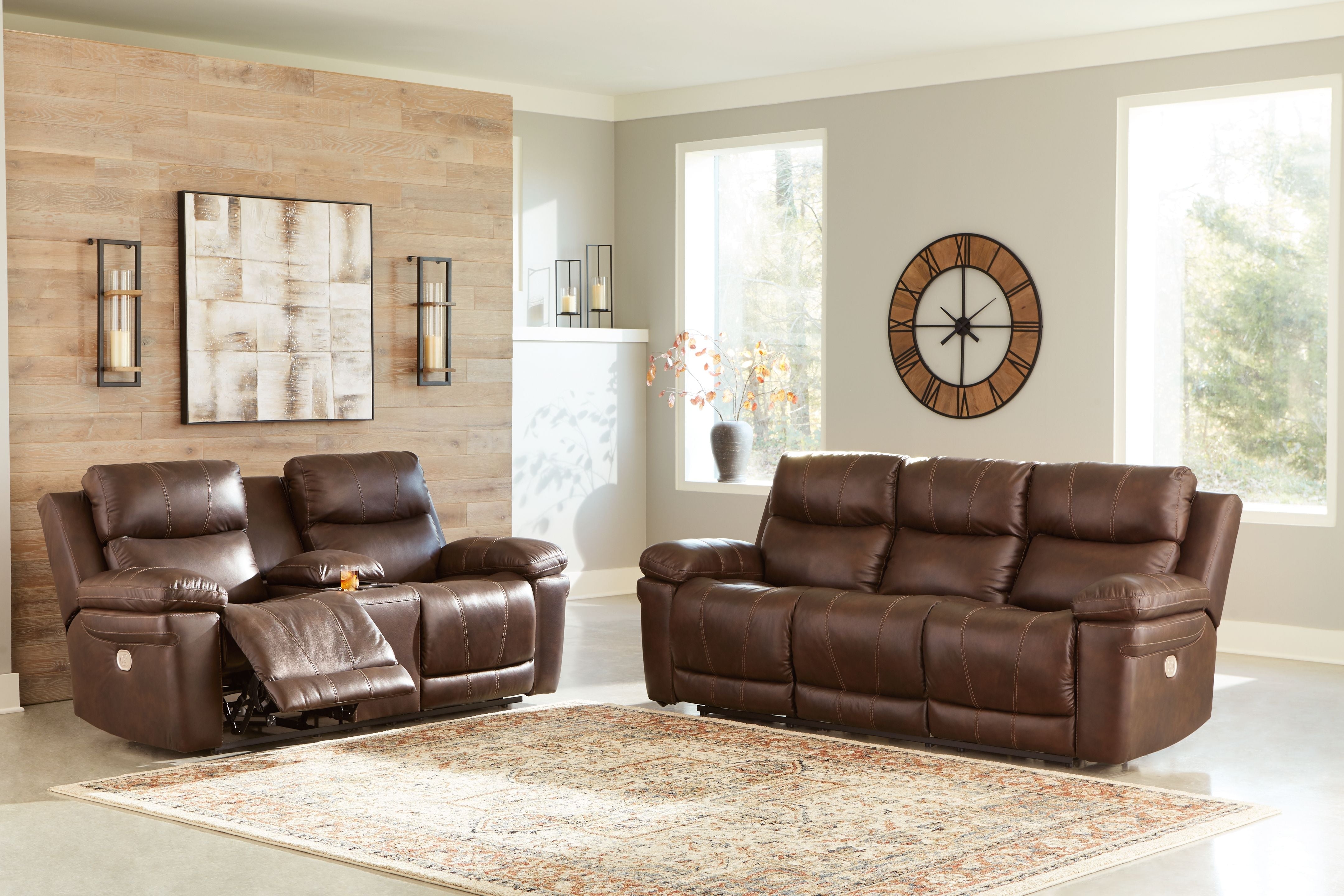 Signature Design by Ashley® Edmar - Reclining Living Room Set | Meri Furniture