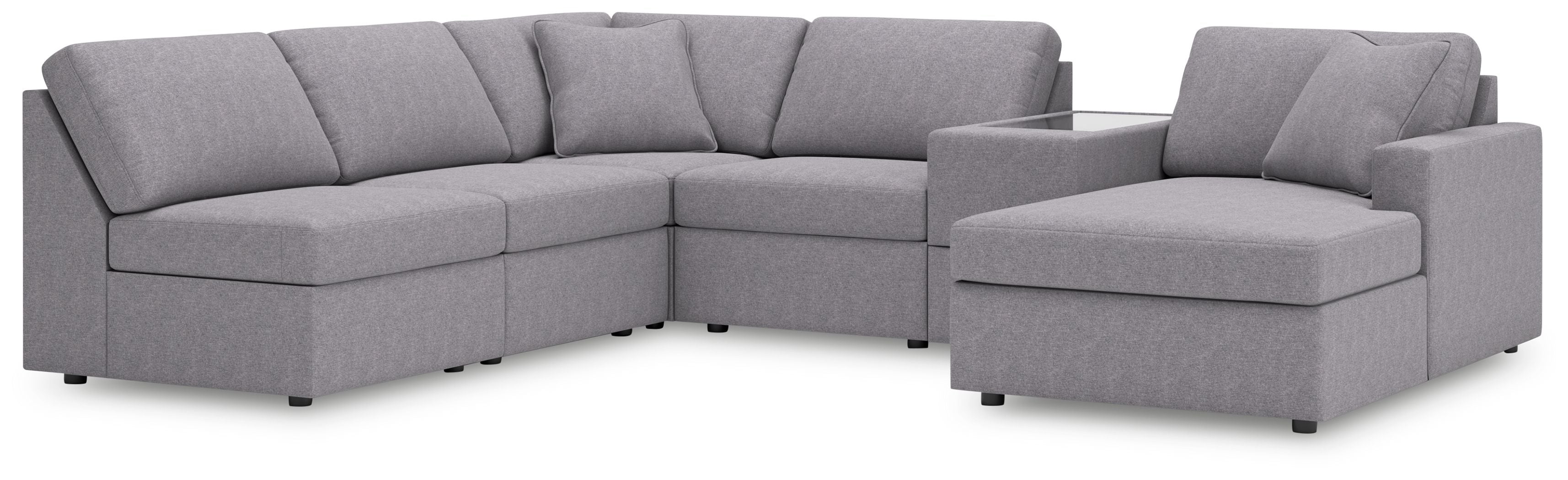 Signature Design by Ashley® Modmax - Granite - Sectional | Meri Furniture