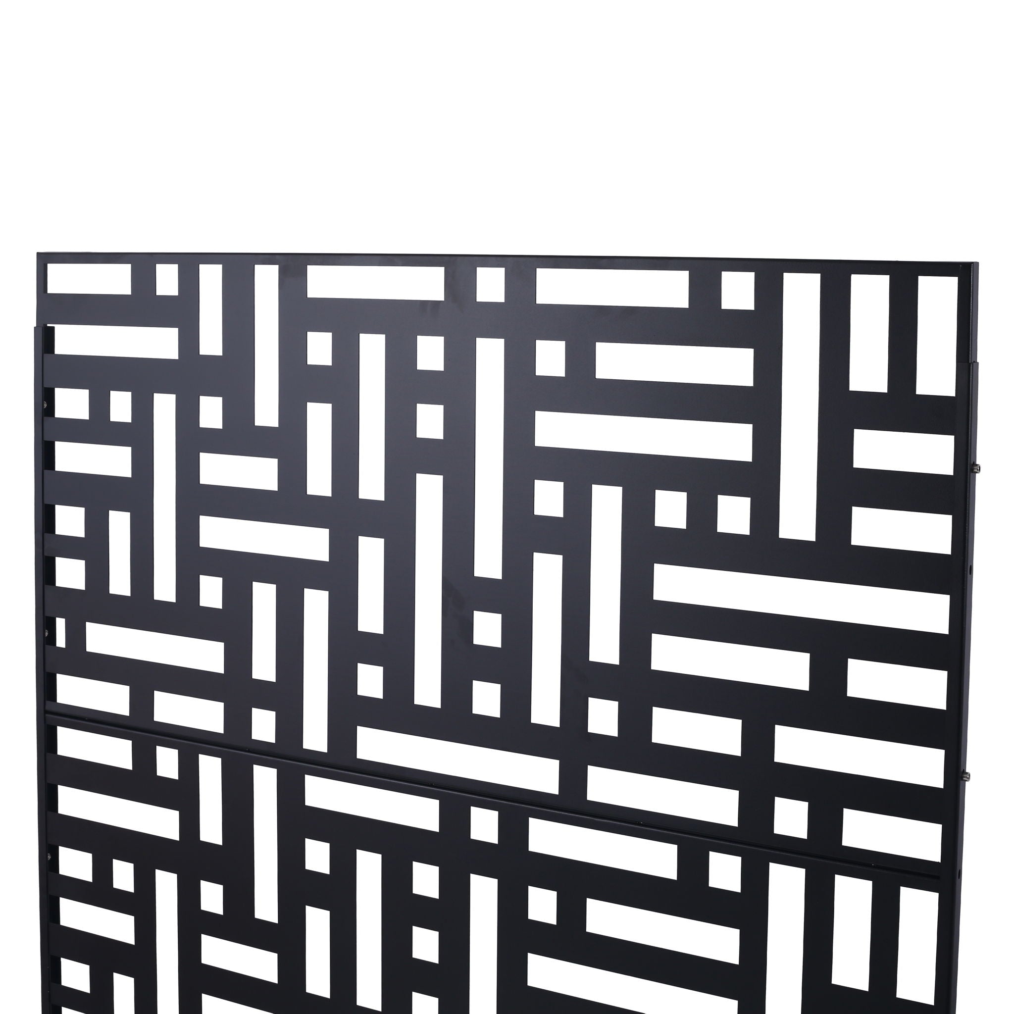 Decorative Freestanding Metal Privacy Screen For Indoor & Outdoor Use