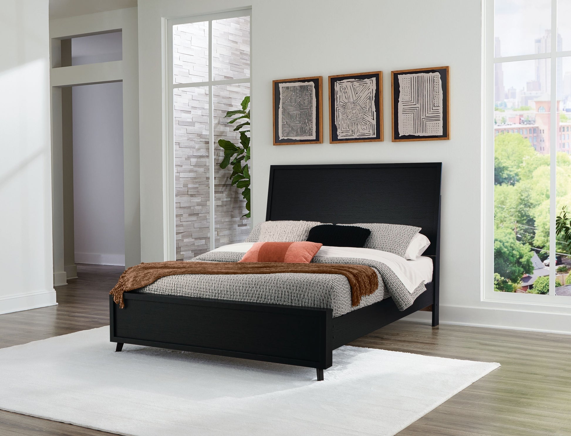 Signature Design by Ashley® Danziar - Panel Bed | Meri Furniture