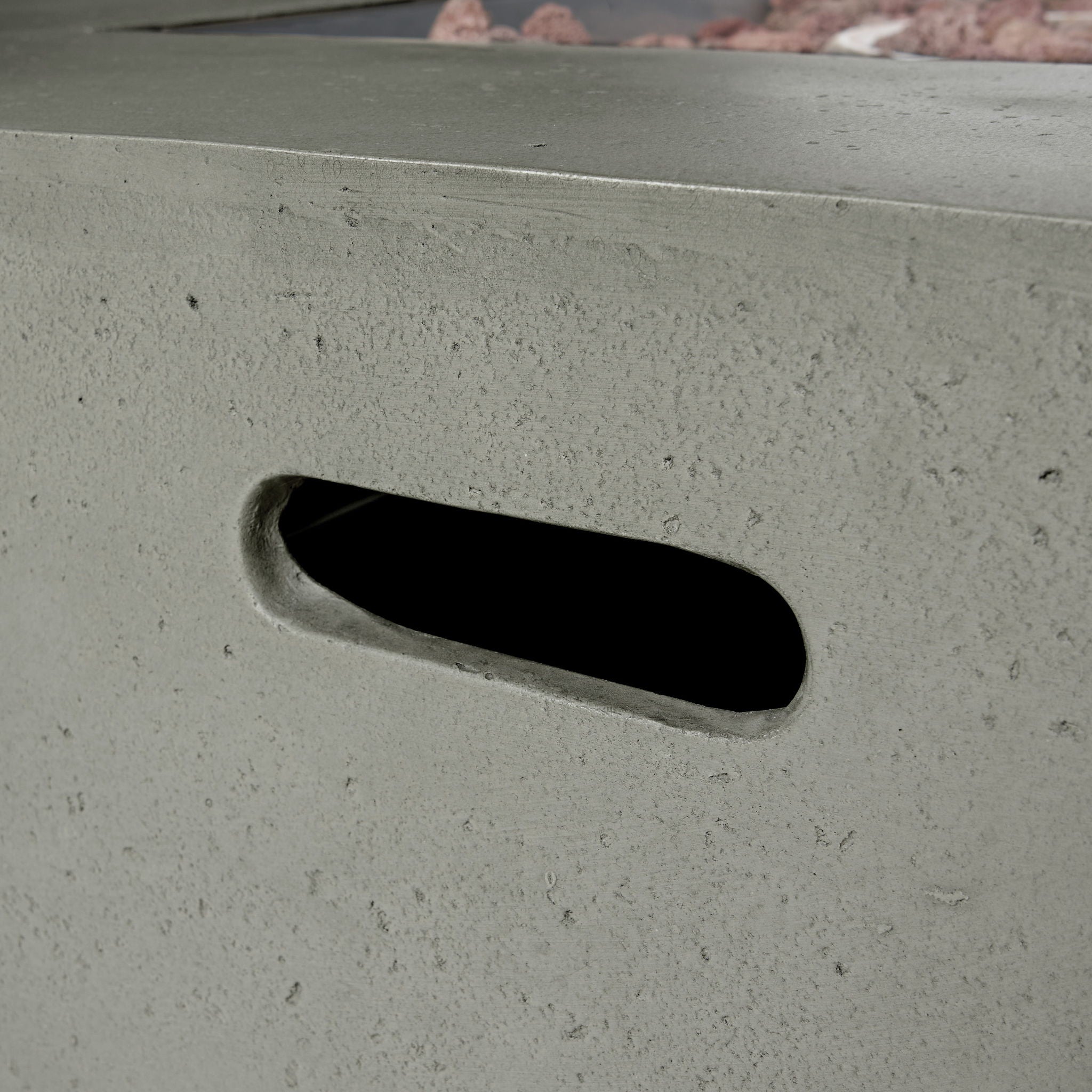 Modern 50,000 Btu Square Fire Table With Propane Tank