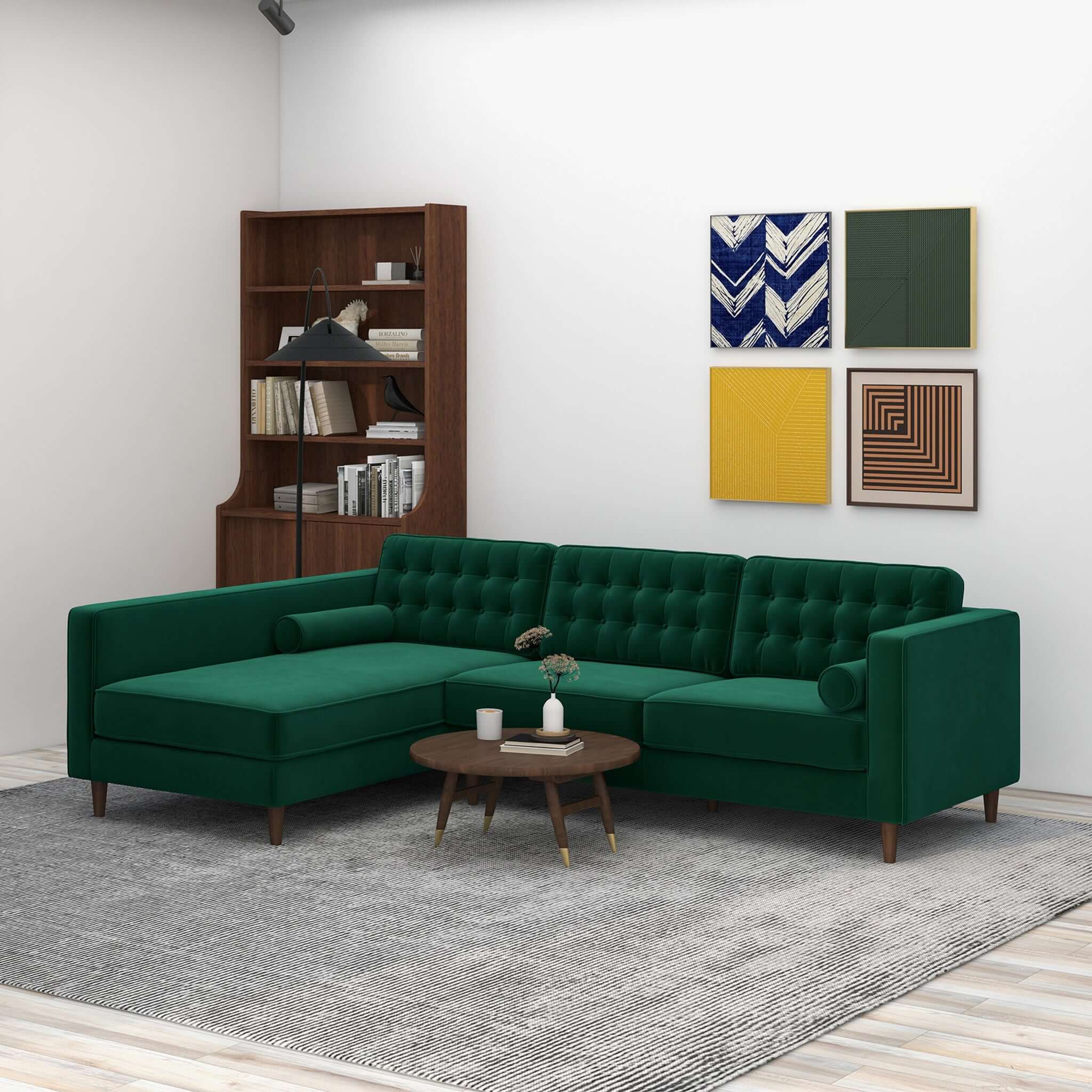 Christian - Mid-Century Modern Design Sectional Sofa