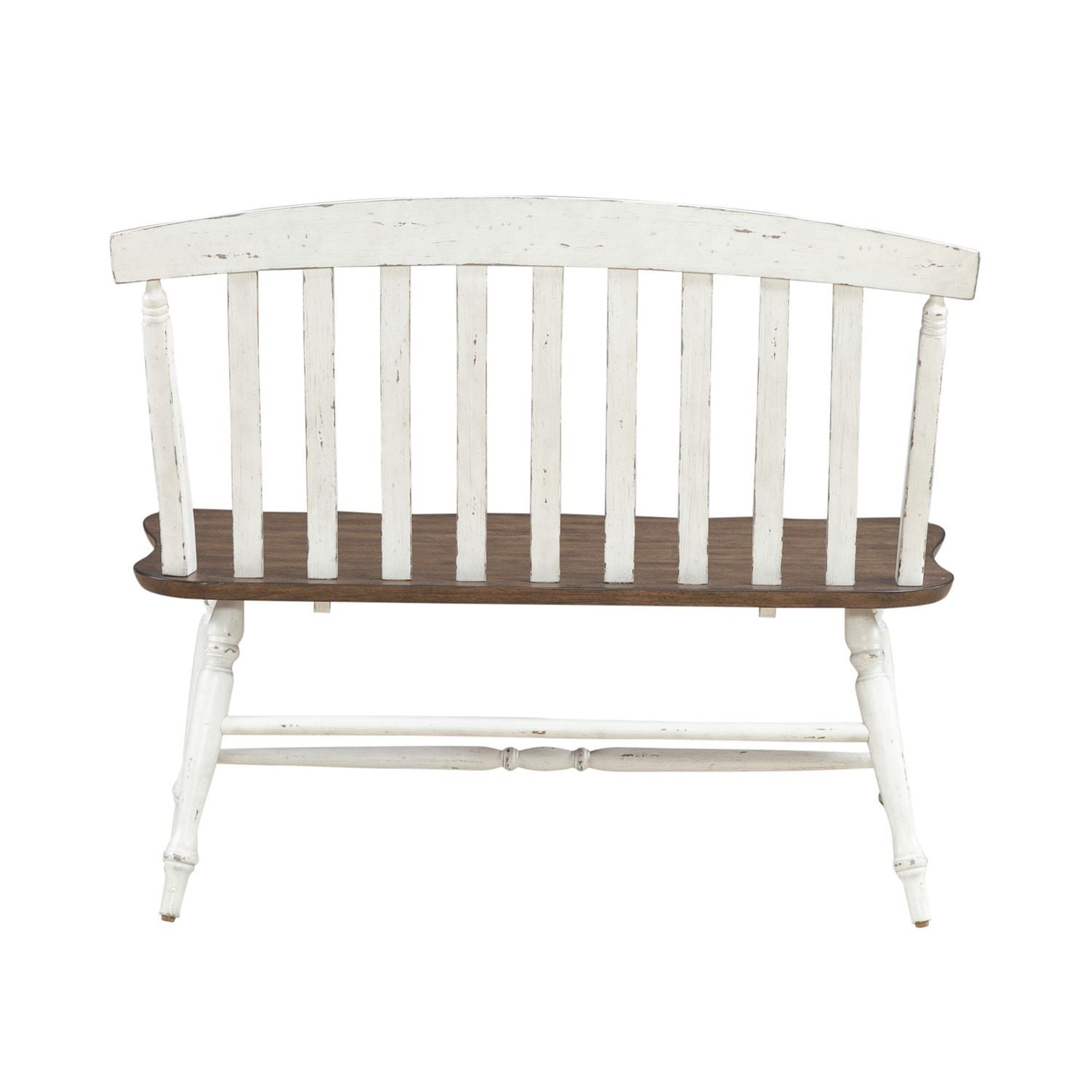 Al Fresco - Slat Back Bench (RTA) - White