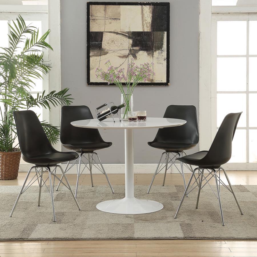 Coaster Fine Furniture Lowry - Round Dining Table Set | Meri Furniture