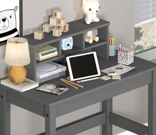 ACME Logan - Writing Desk - Gray Finish | Meri Furniture