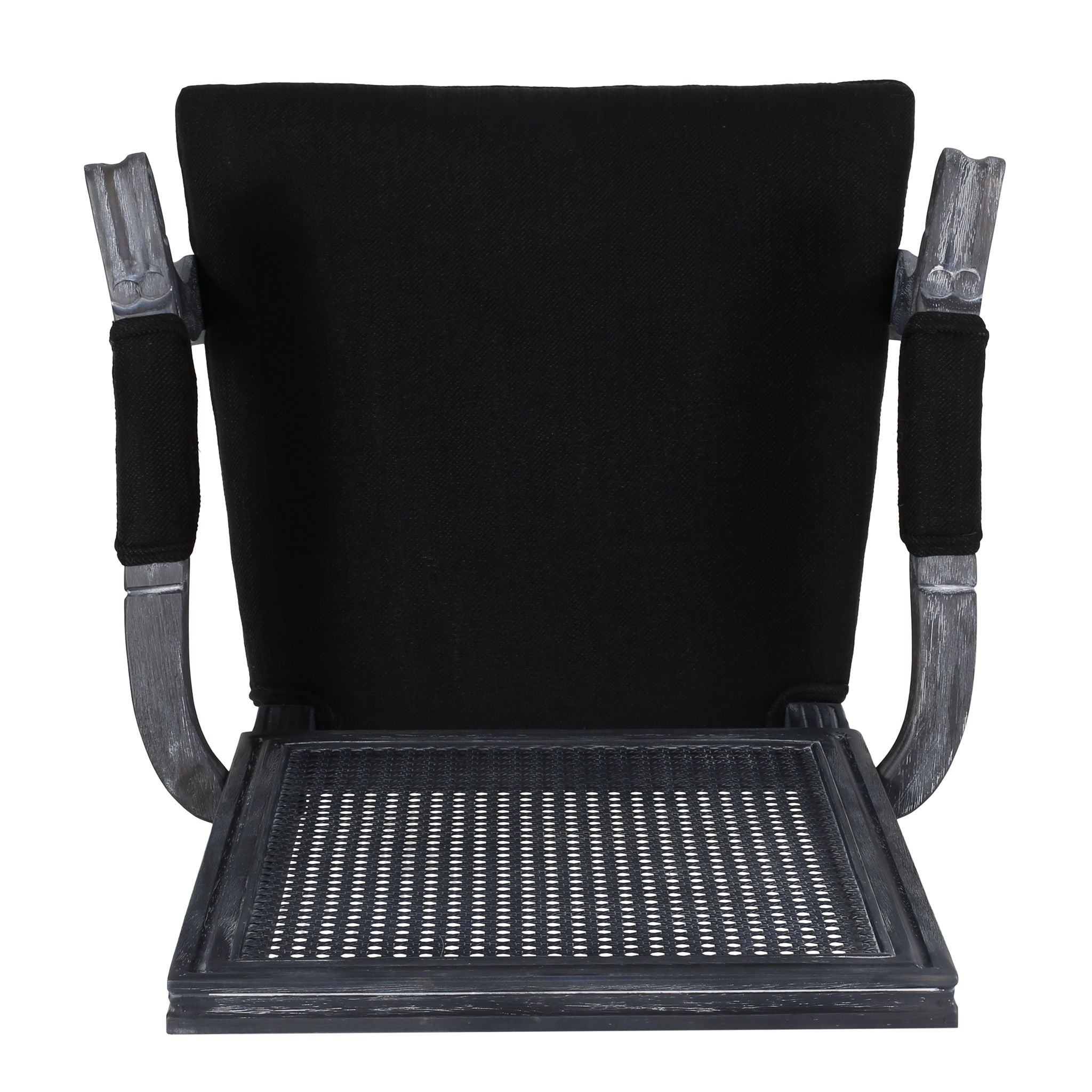 Elegant French Country Style Dining Chair With Cane Backrest