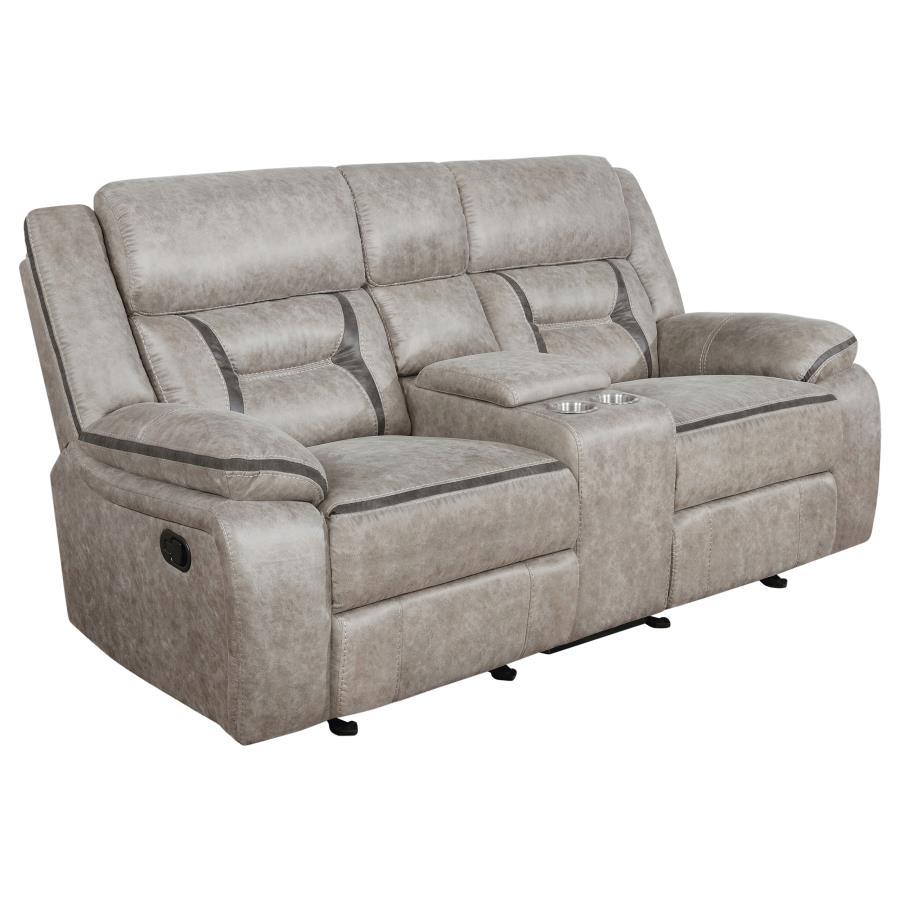 Coaster Fine Furniture Greer - Upholstered Motion Reclining Loveseat | Meri Furniture