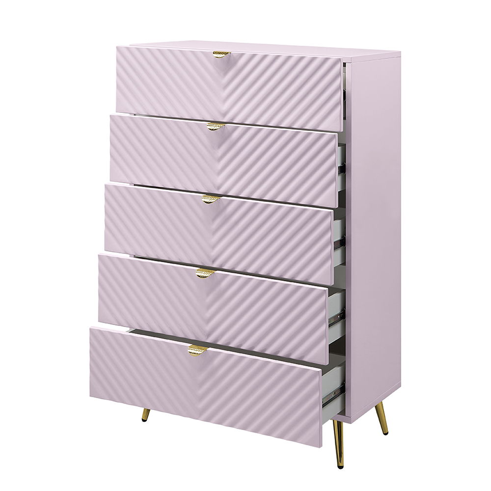 ACME Gaines - Chest - Pink High | Meri Furniture