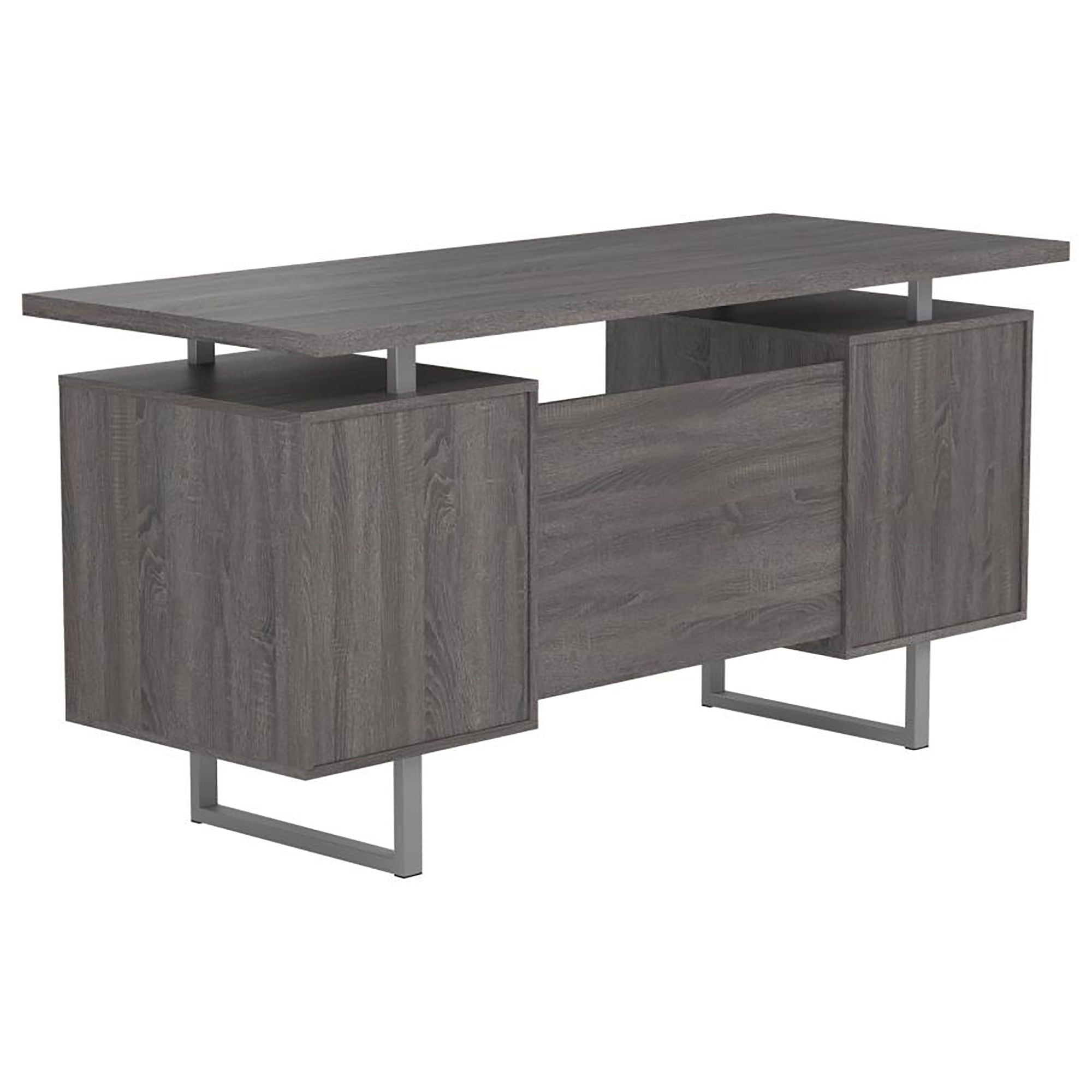 2 Drawer Floating Top Office Desk