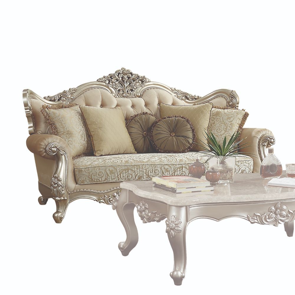 ACME Bently - Sofa - Fabric & Champagne | Meri Furniture