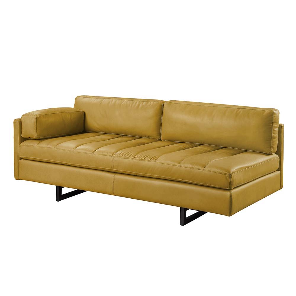 ACME Radia - Sofa - Turmeric Top Grain Leather | Meri Furniture