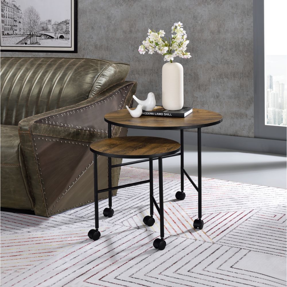 ACME Oblis - Coffee Table - Vintage Oak | Meri Furniture