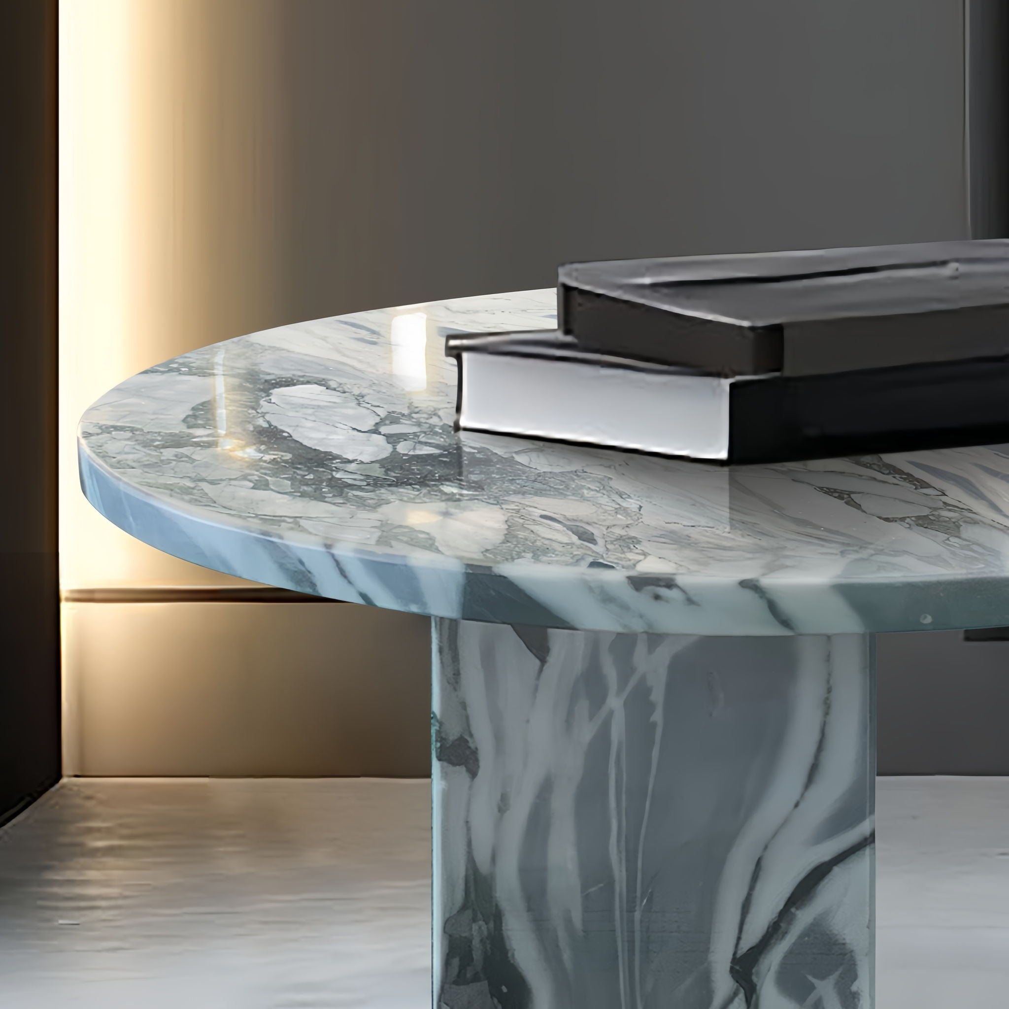 Luxury Coffee Table With Unique Veining, Unique Stone Design