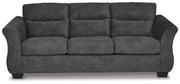 Signature Design by Ashley® Miravel - Gunmetal - Queen Sofa Sleeper | Meri Furniture