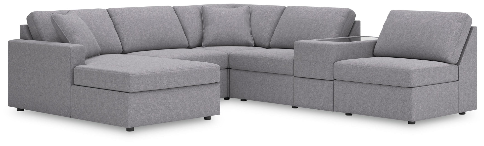 Signature Design by Ashley® Modmax - Granite - Sectional | Meri Furniture