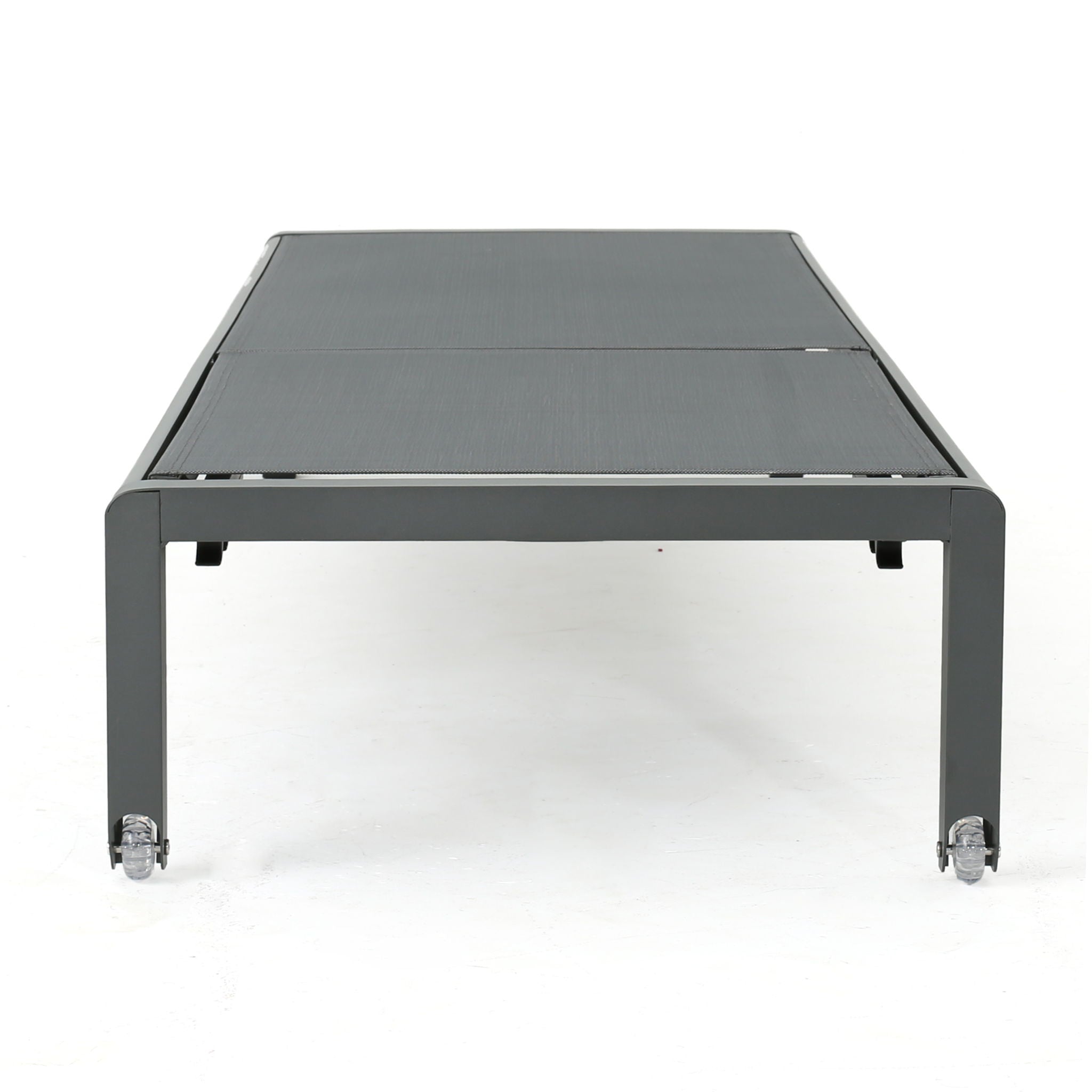 Outdoor Patio Chaise Lounge With 5 Reclining Positions