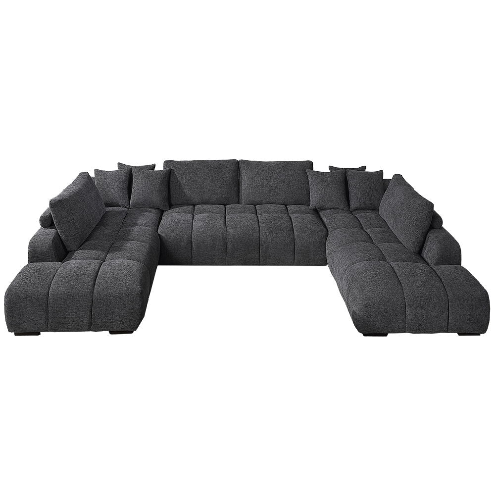 ACME Chosen - Sectional Sofa With 3 Pillows | Meri Furniture