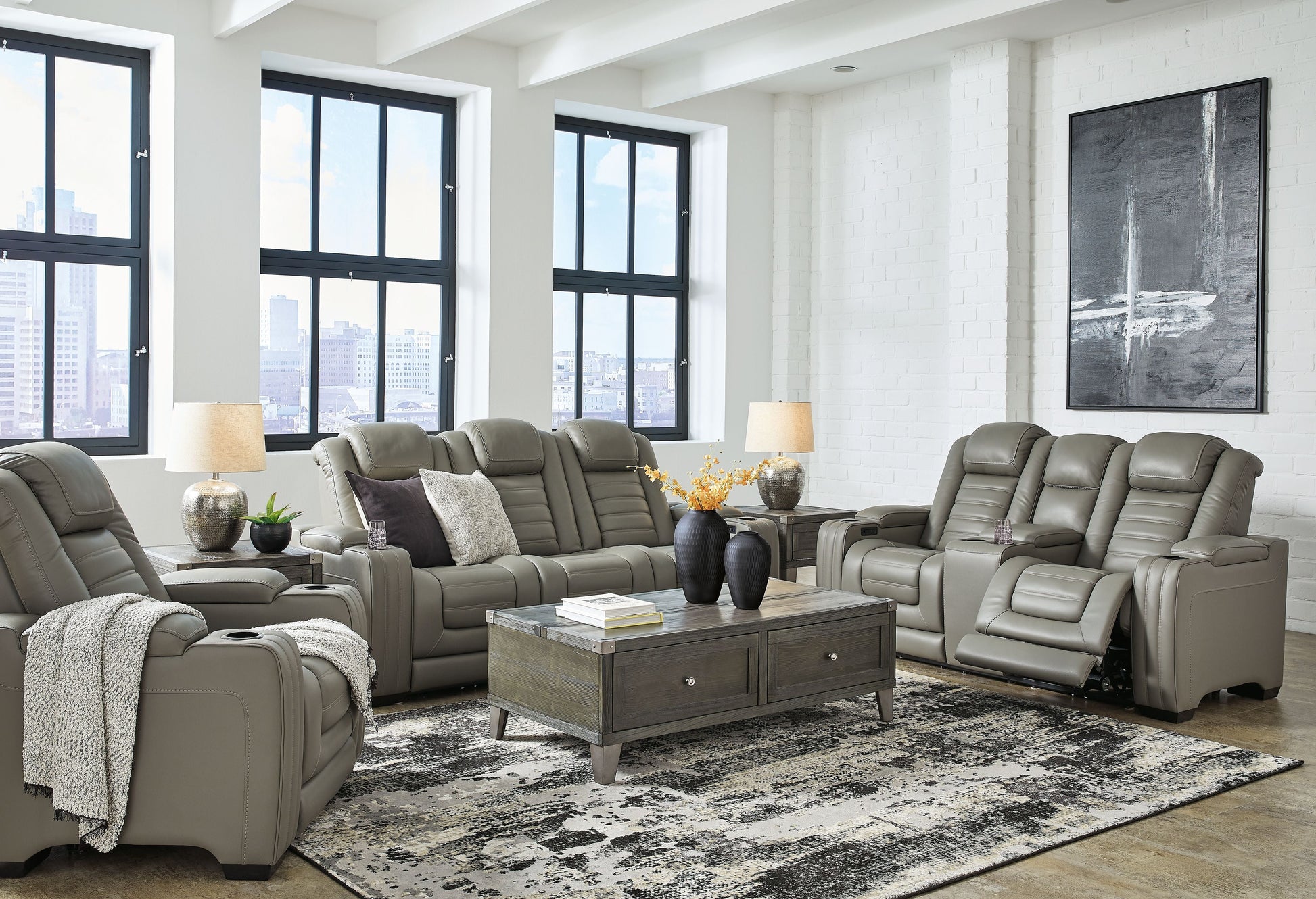 Signature Design by Ashley® Backtrack - Living Room Set | Meri Furniture
