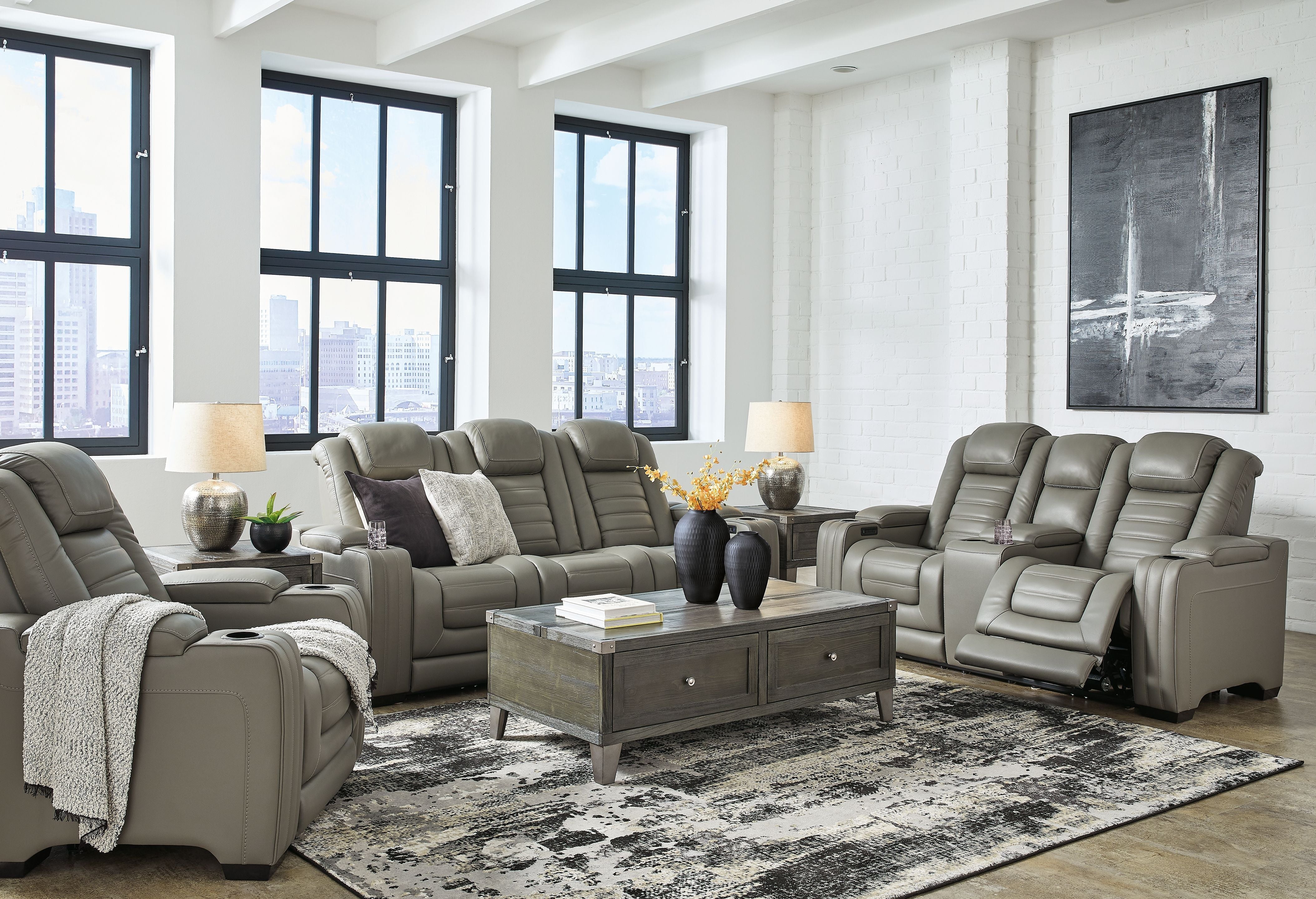 Signature Design by Ashley® Backtrack - Living Room Set | Meri Furniture