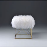 Bagley - Ottoman - Wool & Gold Brass