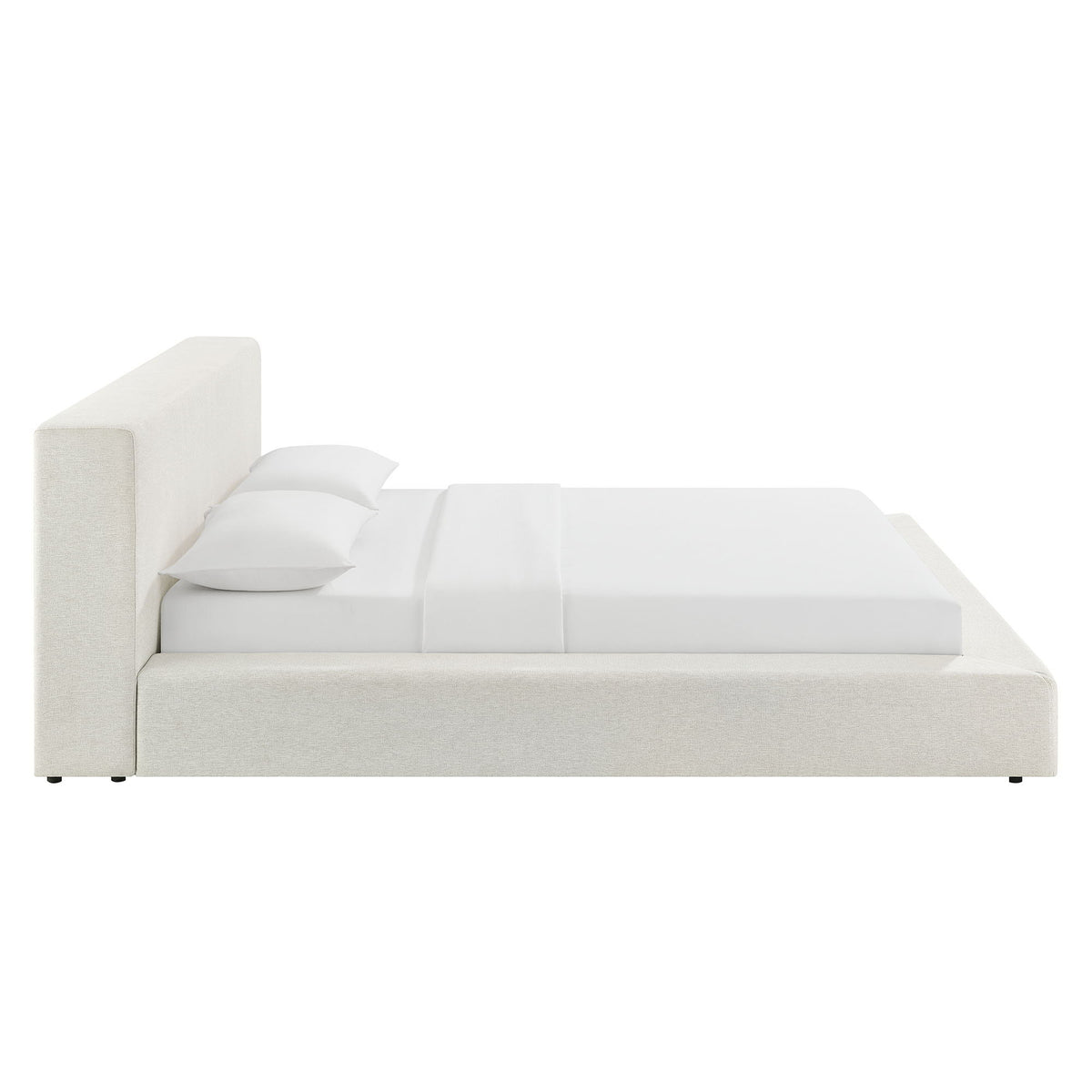 Luma Chenille Upholstered Queen Platform Bed Frame by Modway