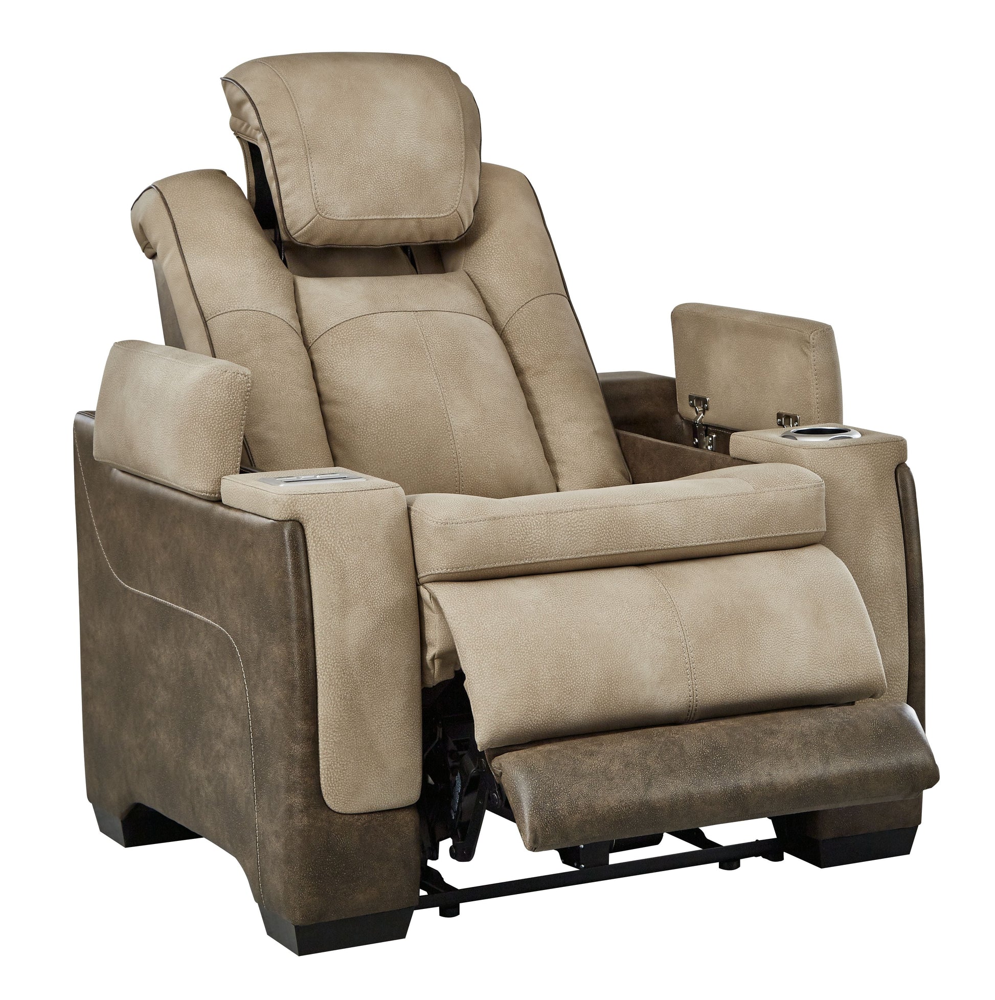 Signature Design by Ashley® Next-gen Durapella - Pwr Recliner/Adj Headrest | Meri Furniture
